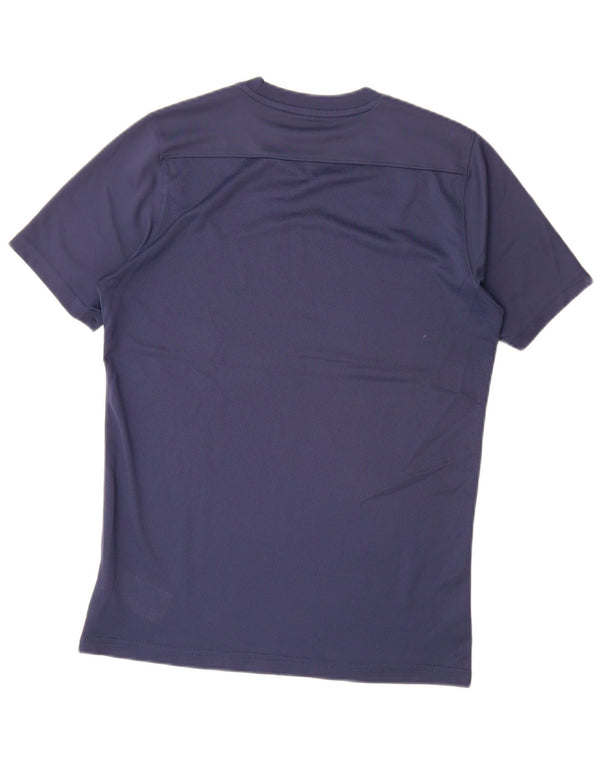 Nike Herren Dri Fit T-Shirt Top Mittel Marineblau Polyester