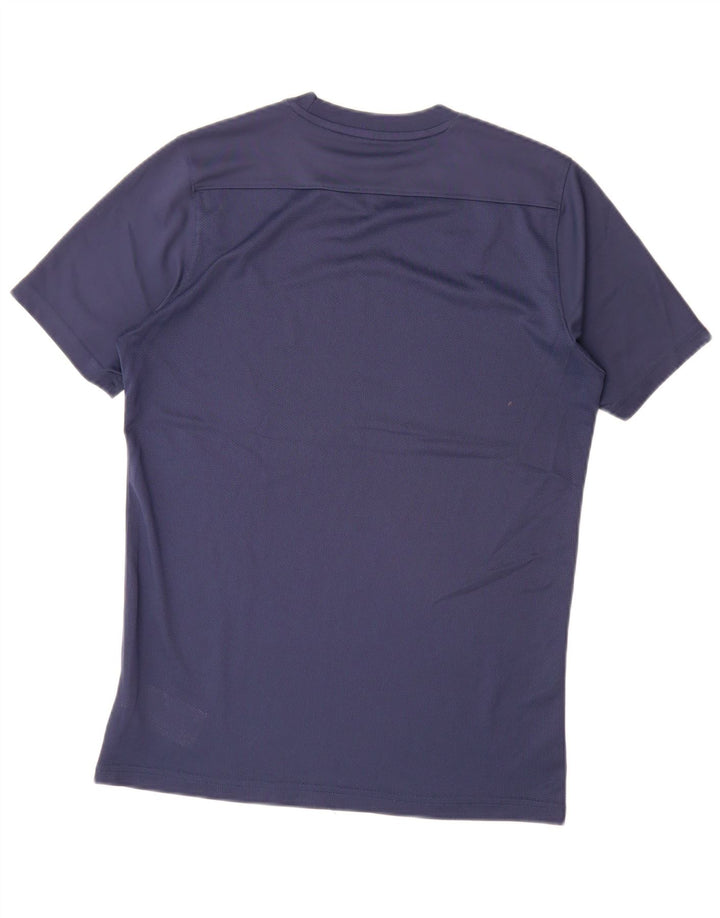 Nike Herren Dri Fit T-Shirt Top Mittel Marineblau Polyester