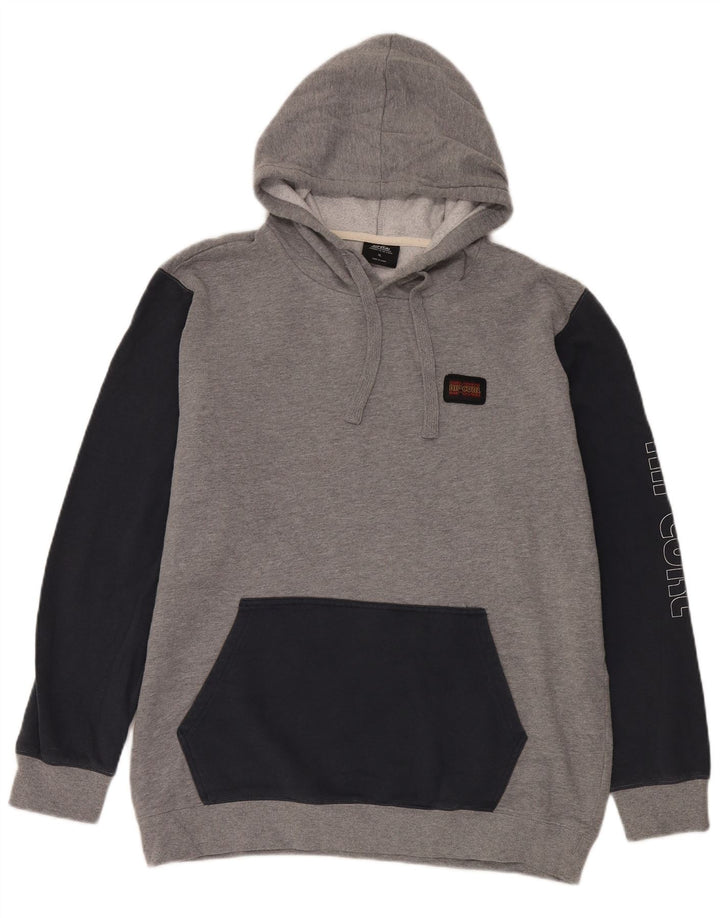 Rip Curl Herren-Kapuzenpullover mit Grafik, XL, Grau, Farbblock