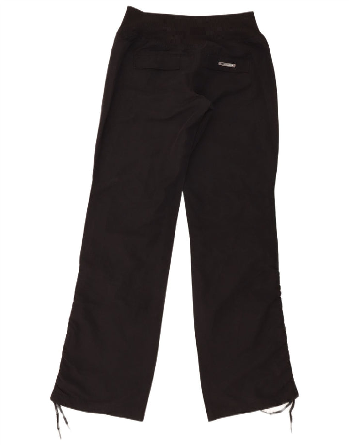 Puma Damen gerade Hose UK 8 Small W26 L33 Schwarz Polyester