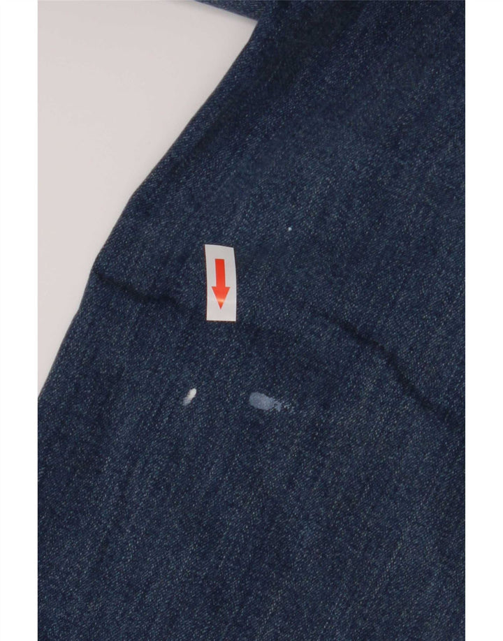 Marks & Spencer Herren Slim Jeans W32 L31 Blaue Baumwolle