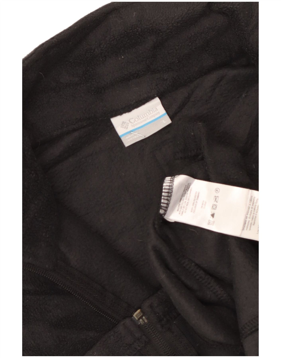 Columbia Herren-Fleeceweste mit Grafik, UK 40, Größe L, Schwarz, Polyester
