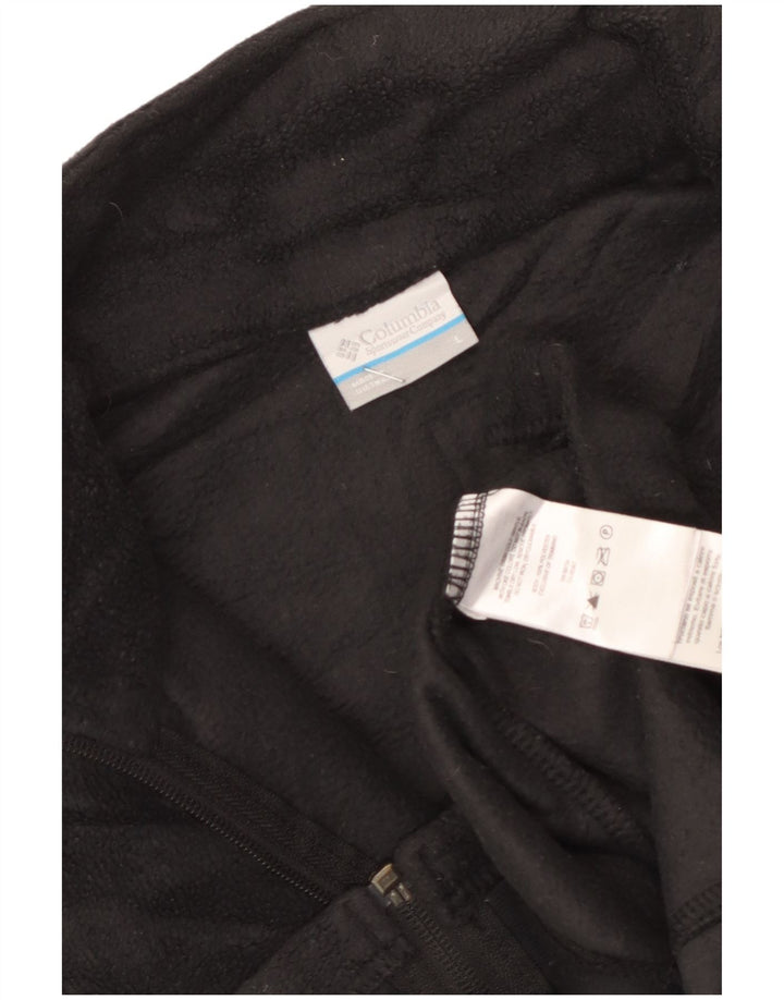 Columbia Herren-Fleeceweste mit Grafik, UK 40, Größe L, Schwarz, Polyester