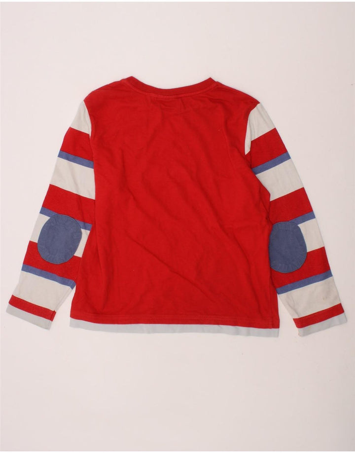 PUMA Boys Graphic Top Long Sleeve 7-8 Years Small  Red Striped Cotton Vintage Puma and Second-Hand Puma from Messina Hembry 