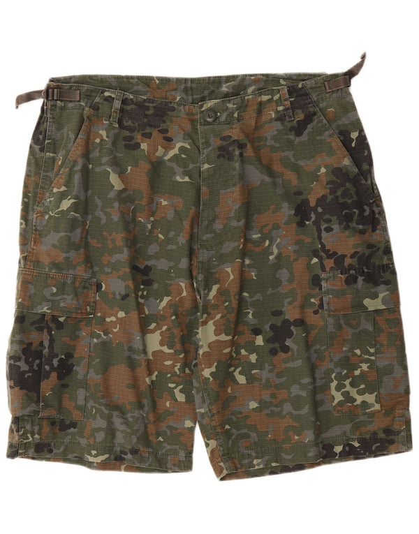Brandit Herren Cargoshorts 2XL W42 Khaki Camouflage Baumwolle