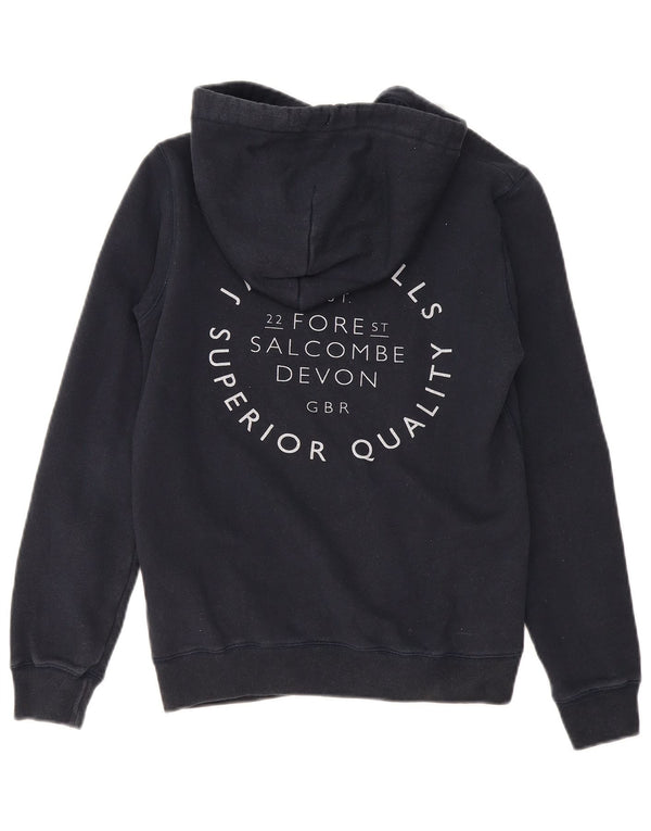 Jack Wills Damen Salcombe Graphic Kapuzenpullover, Gr. 8, Marineblau