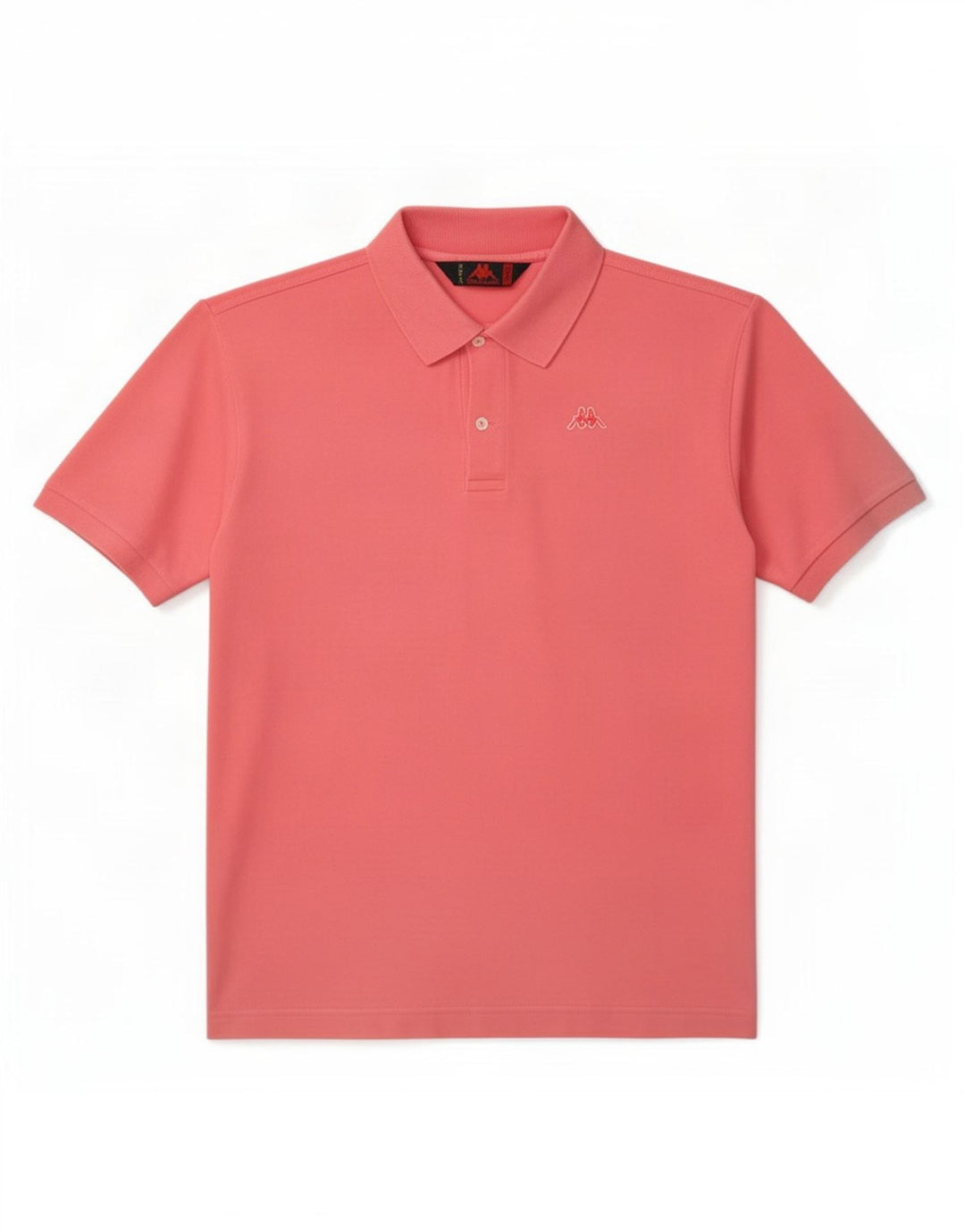 Kappa Herren-Poloshirt, groß, rosa Baumwolle