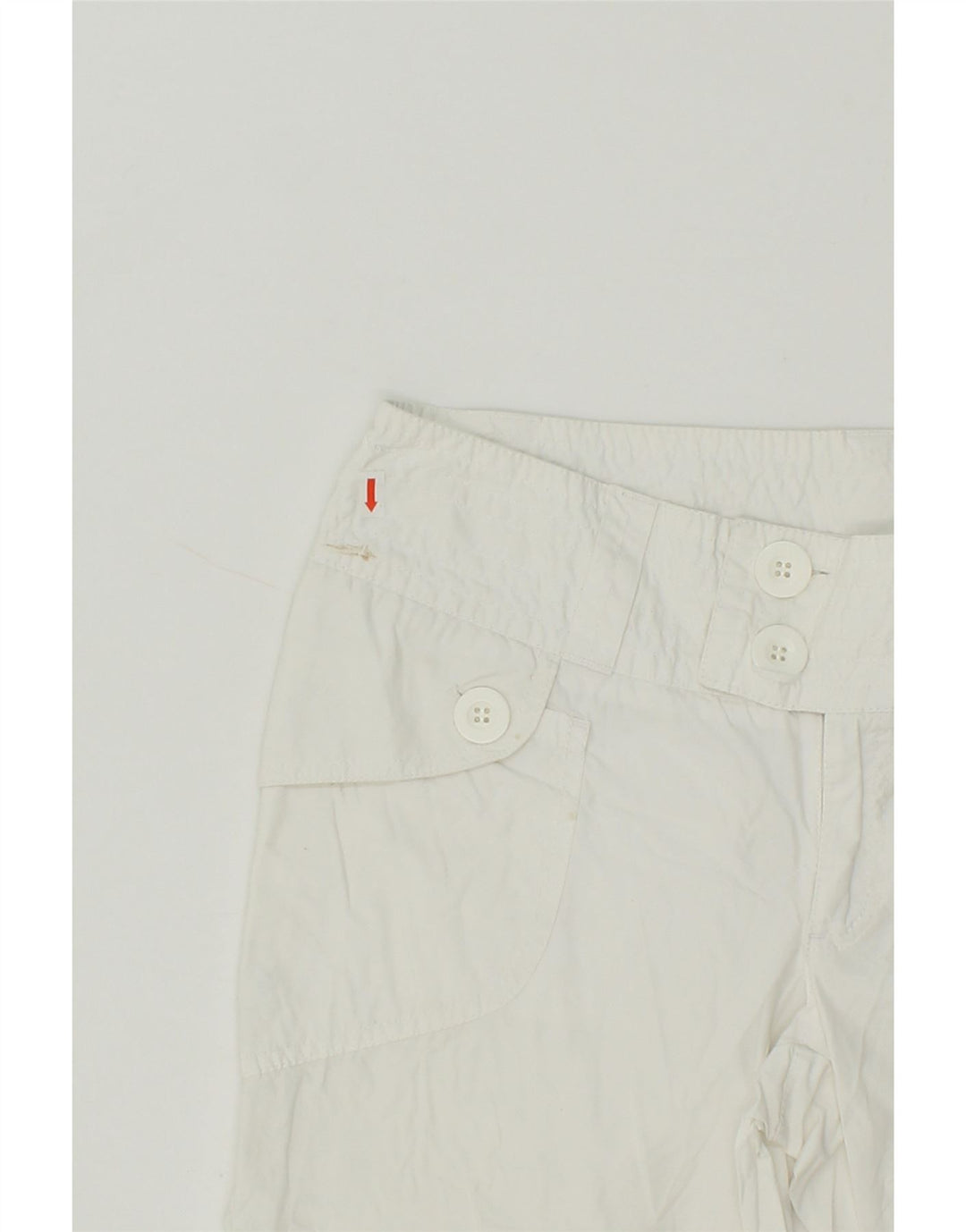 LOTTO Womens Bermuda Shorts Medium W30  White Vintage Lotto and Second-Hand Lotto from Messina Hembry 