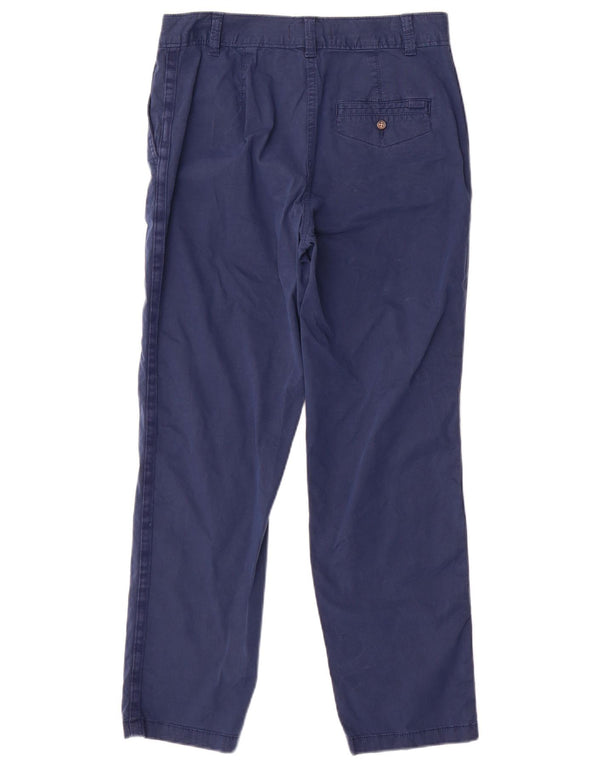 Marks & Spencer Damen Tapered Chinohose UK 10 Small W28 L27 Blau