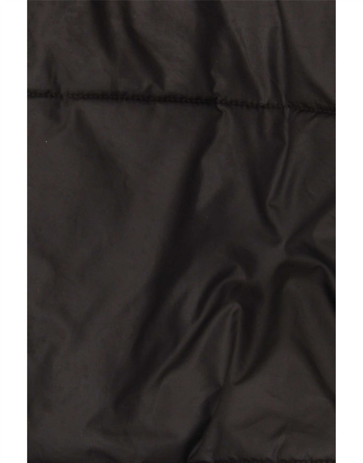 Ellesse Damen-Kapuzen-Übergröße, wattierte Jacke, UK 12, Mittelschwarz, Polyester