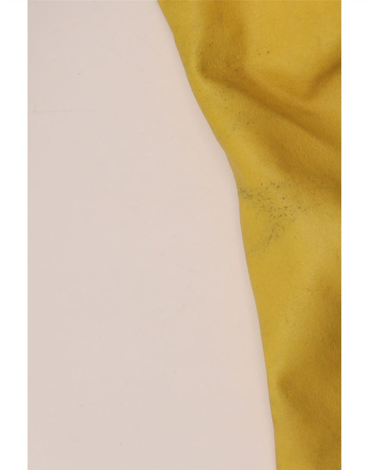 VINTAGE Herren Leder-Racer-Jacke IT 48 Mittelschwarzes Colourblock-Leder