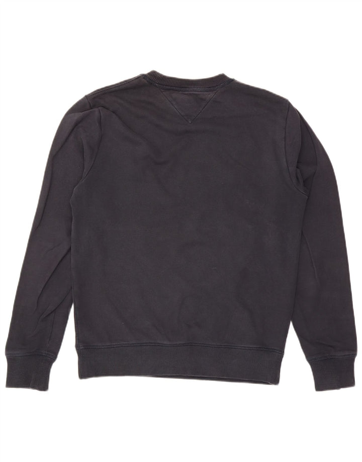 Tommy Hilfiger Herren-Sweatshirt mit Grafik, mittelgroß, Marineblau gestreift