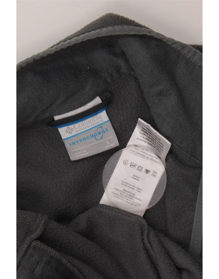 Columbia Fleecejacke für Jungen, 14–15 Jahre, groß, graues Polyester