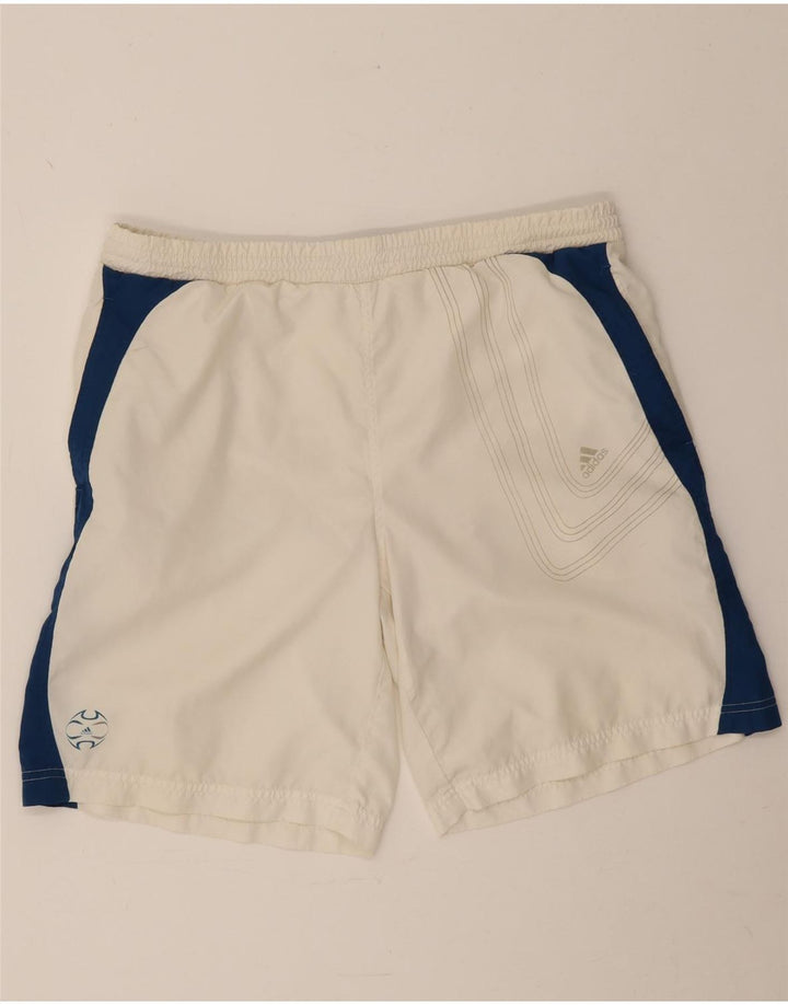 Adidas Herren Sportshorts Mittelweißes Colourblock-Polyester
