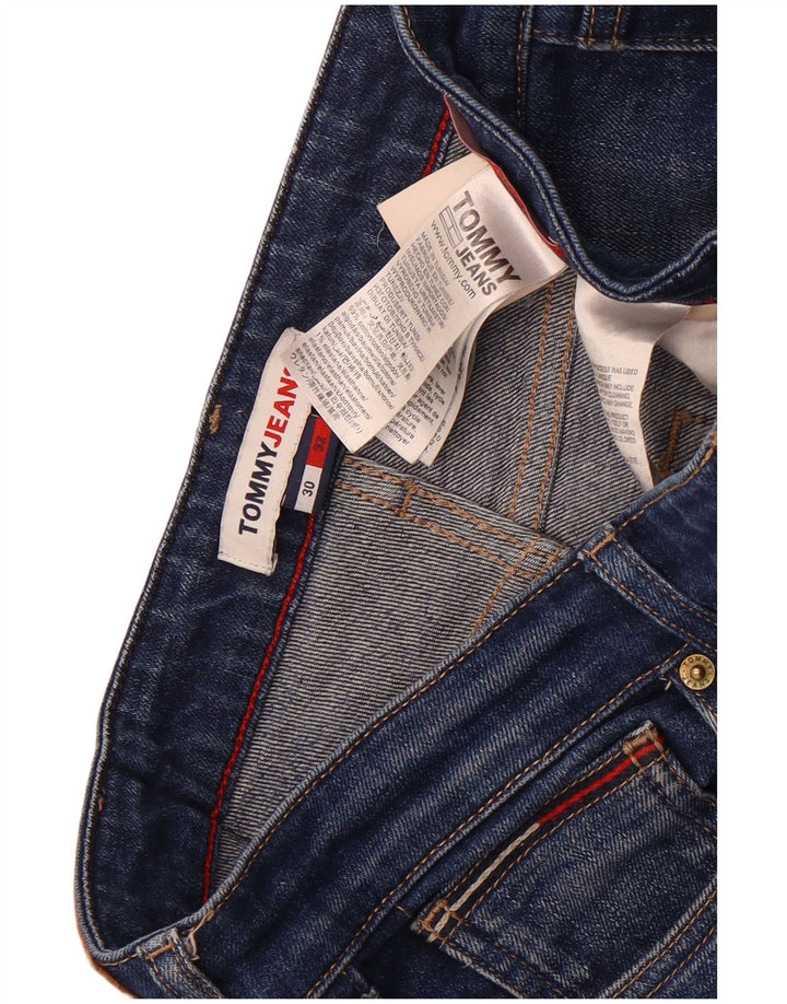 Tommy Hilfiger Herren Slim Jeans W30 L32 Blaue Baumwolle