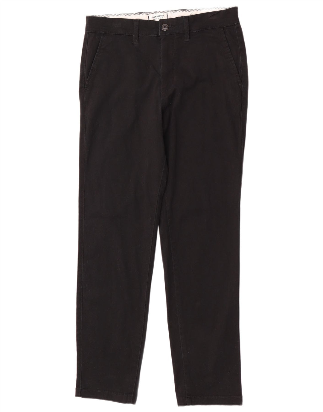 Jack & Jones Herren-Chinohose, normal, W30, L30, schwarze Baumwolle