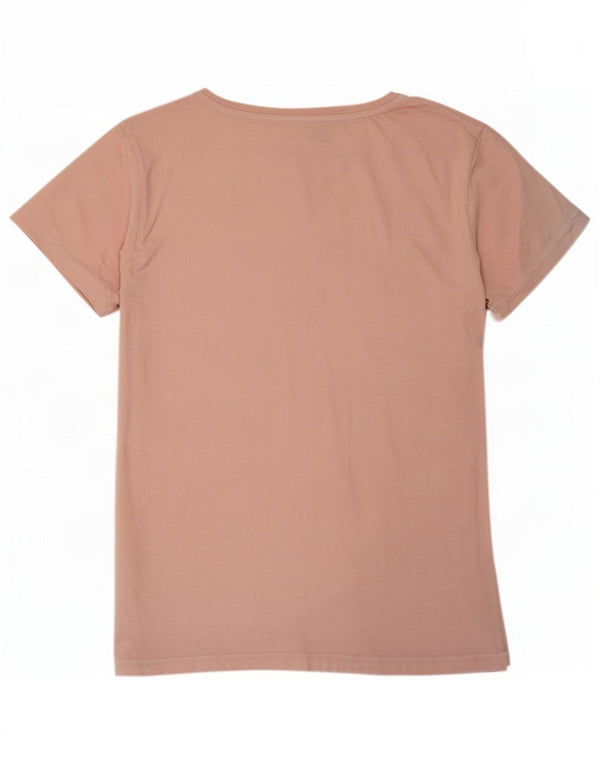 North Sails Damen T-Shirt Top UK 12 Mittelrosa Baumwolle