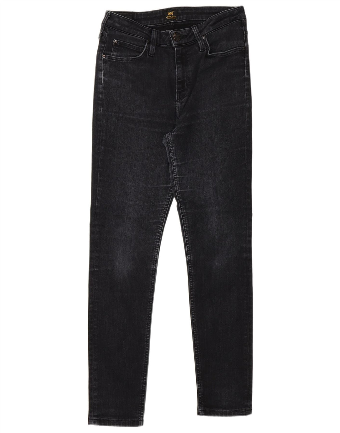 LEE Herren Scarlett High Skinny Jeans W29 L28 Schwarze Baumwolle