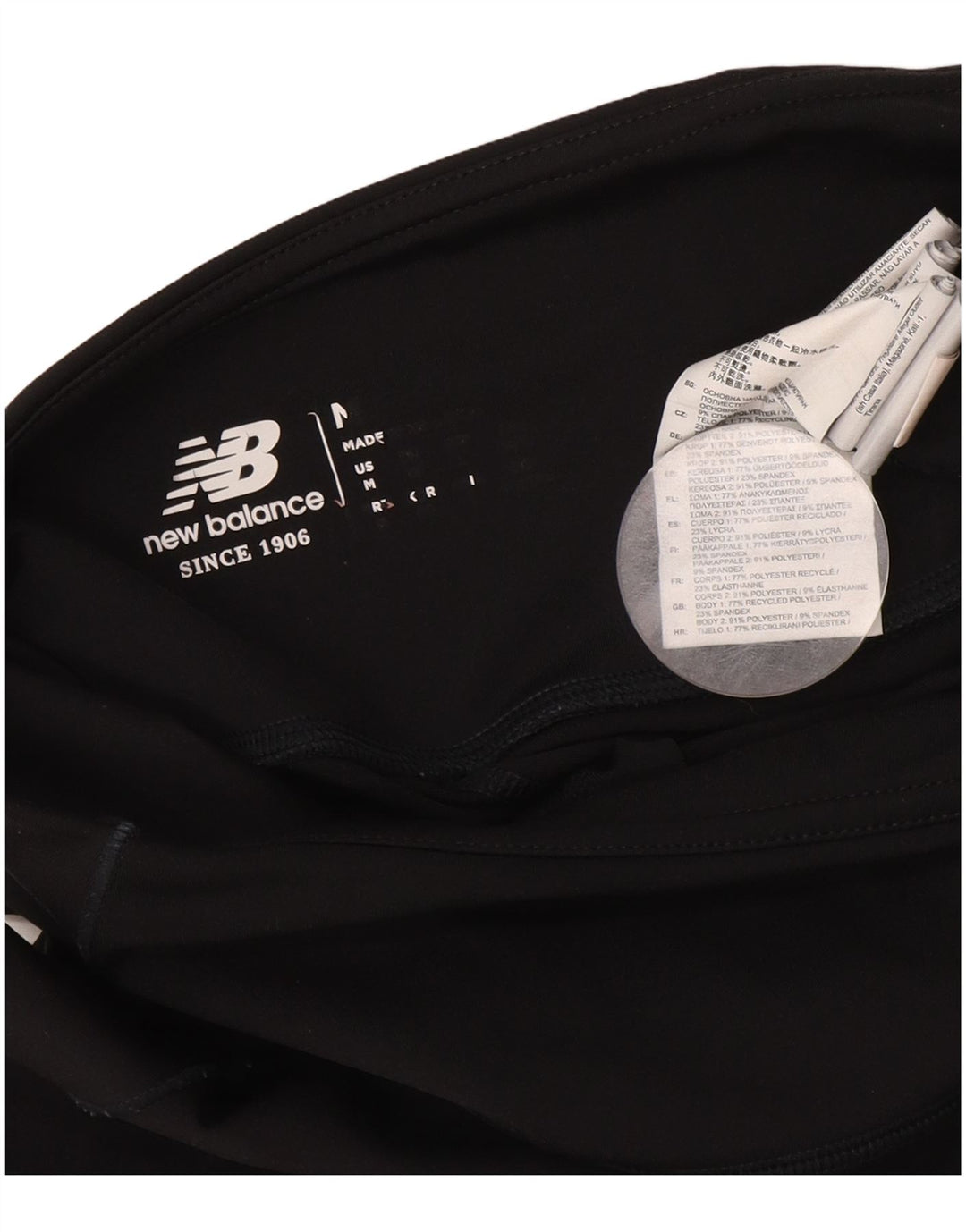 New Balance Damen Leggings UK 14 Medium Schwarz Polyester