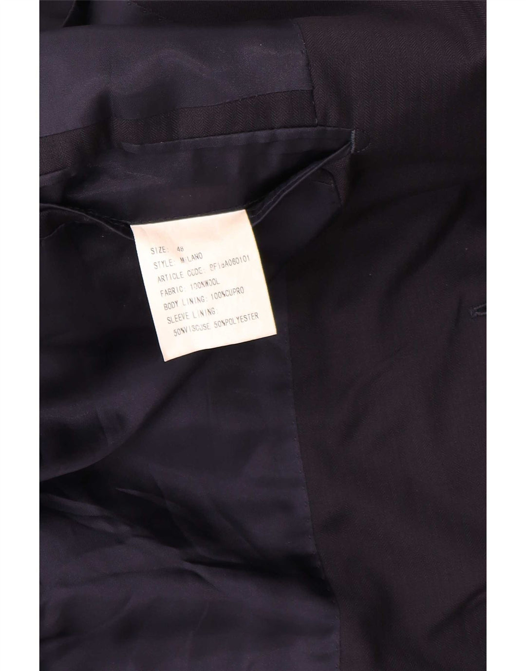 Boggi Milano Herren-Blazer mit 2 Knöpfen, Größe IT 48, mittelmarineblau, klassisch