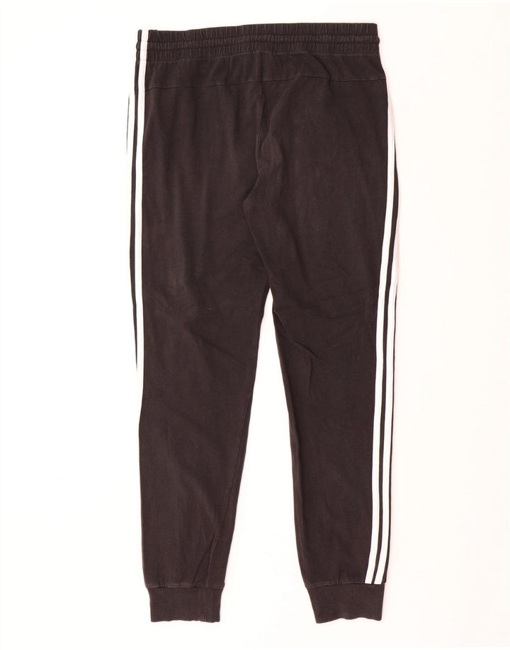 ADIDAS Damen Trainingshose Jogger UK 12/14 Medium Schwarz