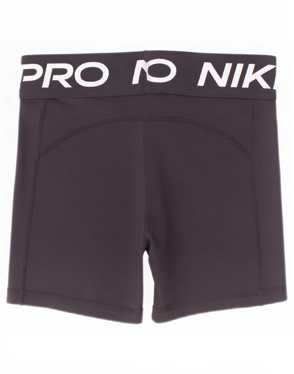 Nike Mädchen Dri Fit Graphic Sport Shorts 10–11 Jahre Mittelschwarzes Polyester