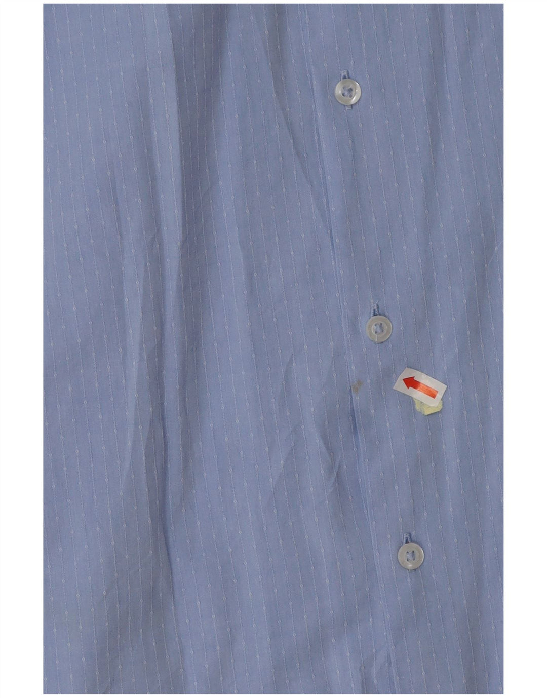 BENETTON Jungen-Hemd, 13–14 Jahre, 3XL, blaue Nadelstreifen-Baumwolle