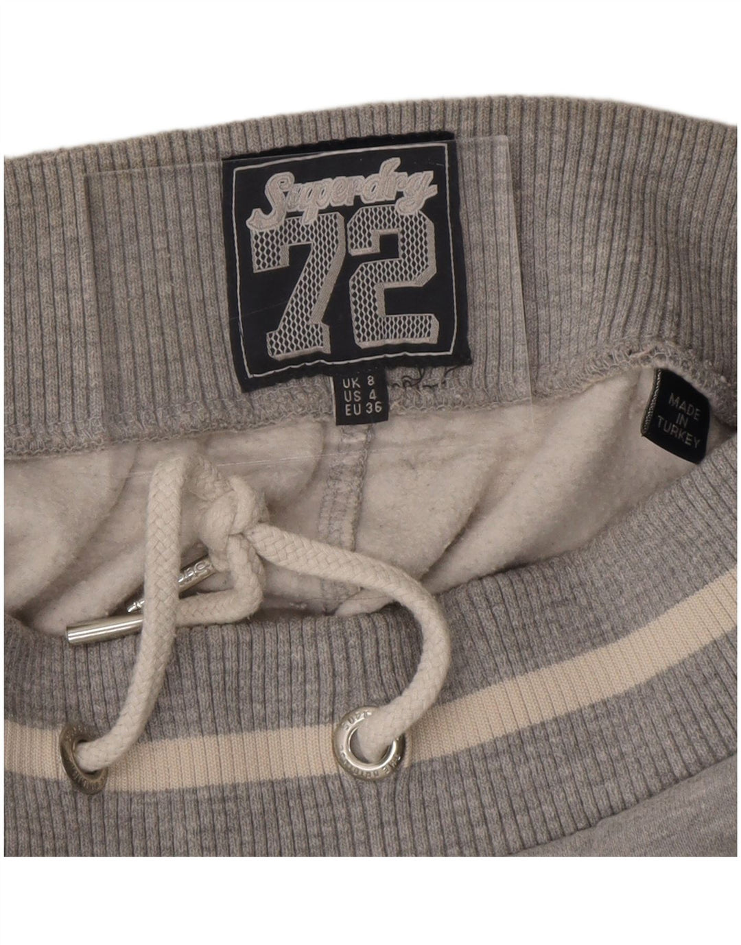 Superdry Damen-Trainingsanzughose mit Grafik, Größe S, Grau