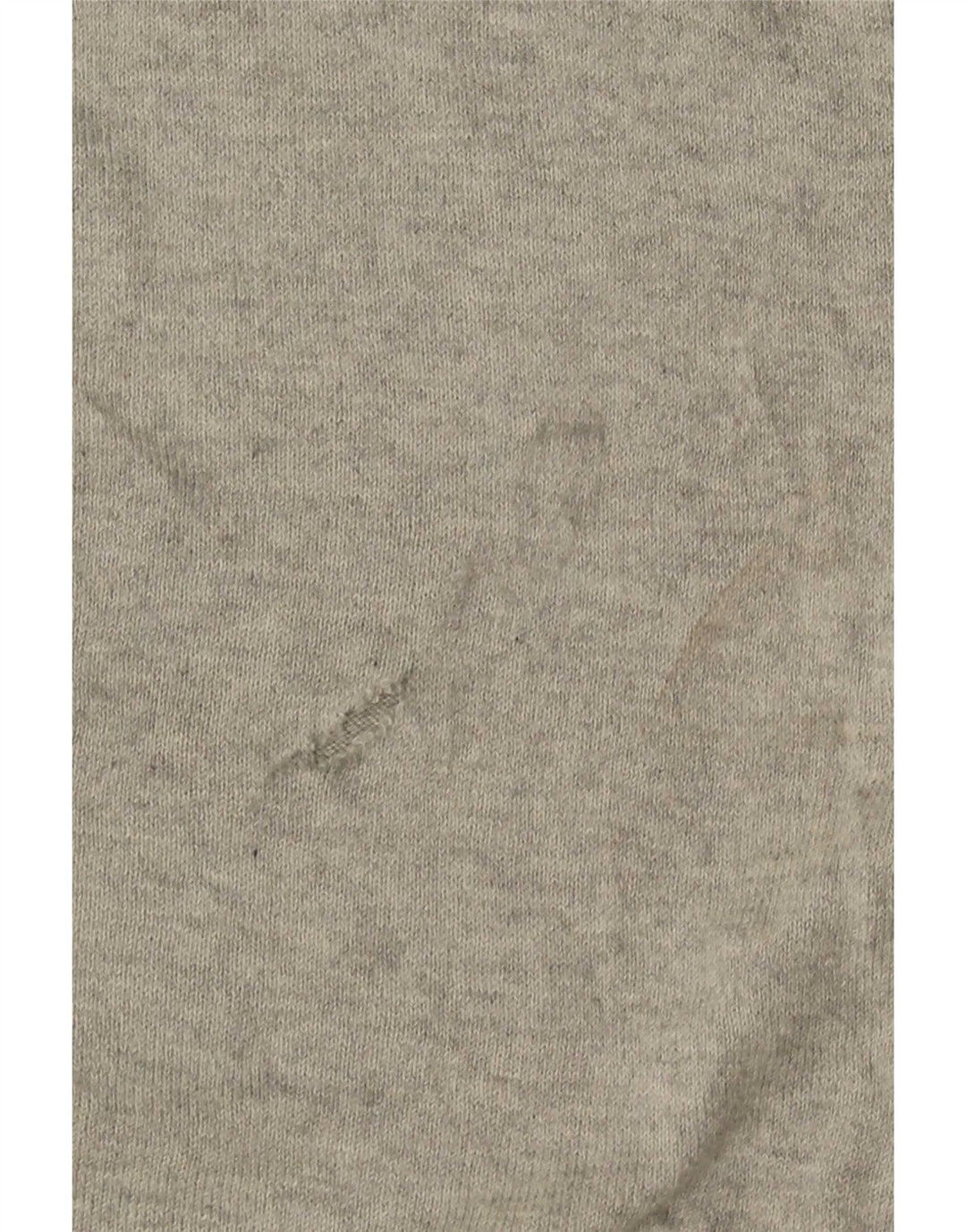 Nautica Herren-Pullover mit V-Ausschnitt aus mittelgrauer Baumwolle