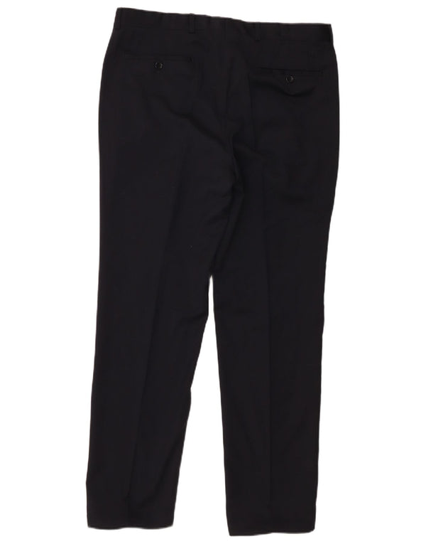 Armani Herren gerade Anzughose W34 L28 Schwarz