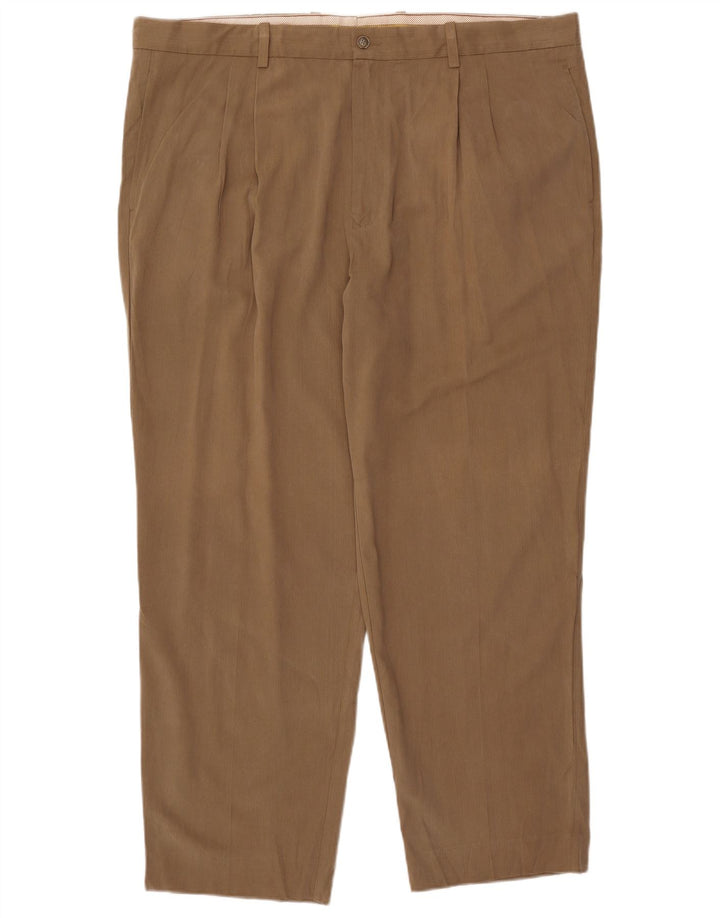 TOMMY BAHAMA Herren-Chinohose mit Pegged, W42, L30, beige Seide