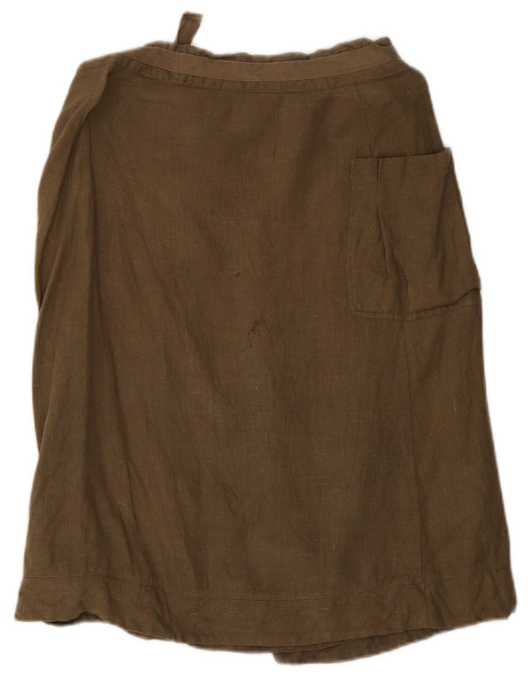Sasha Damen Cargorock UK 12 Medium W29 Khaki Leinen