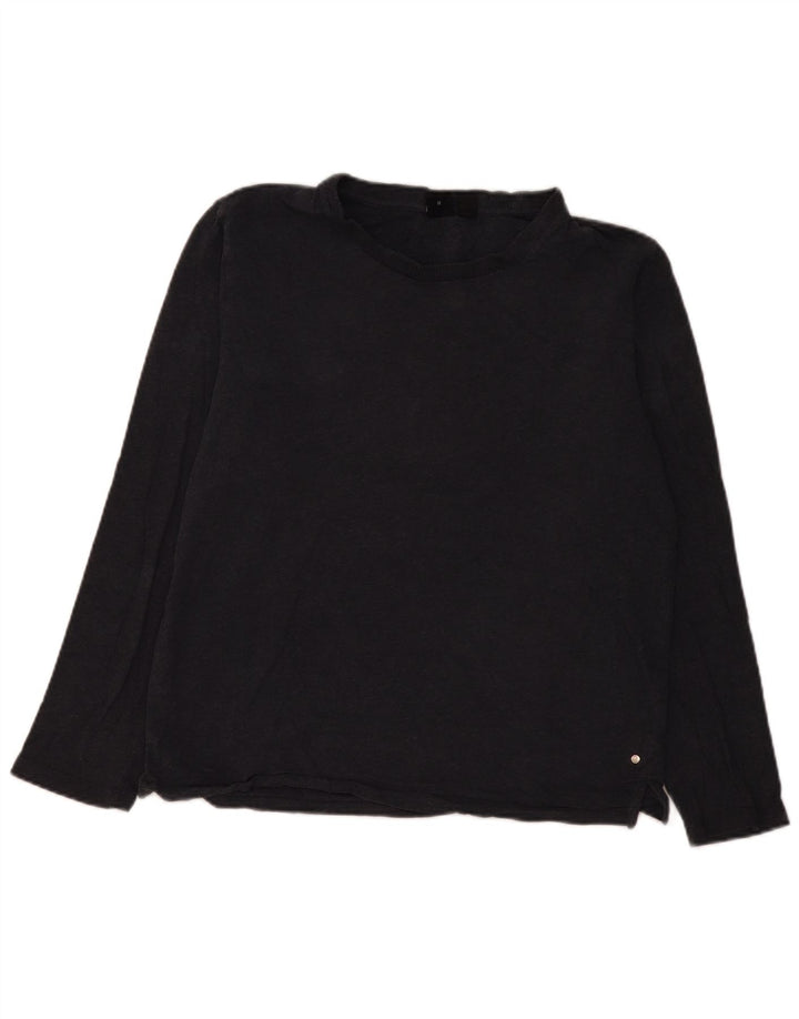 Hugo Boss Herren Top Langarm Mittelgrau