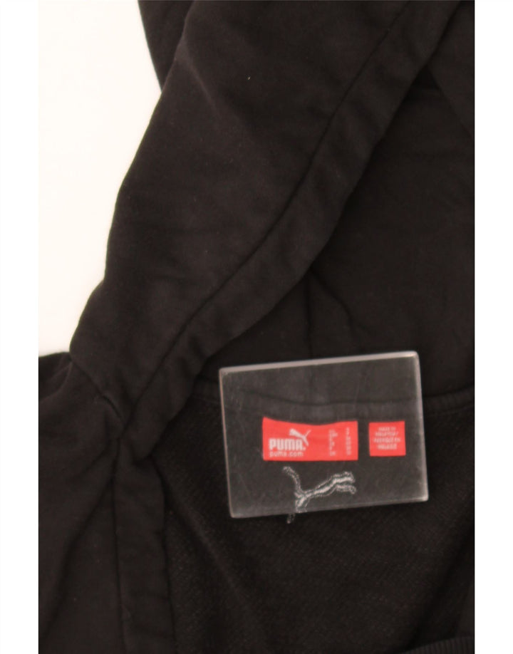 Puma Damen Kapuzenpullover UK 10 Small Schwarz
