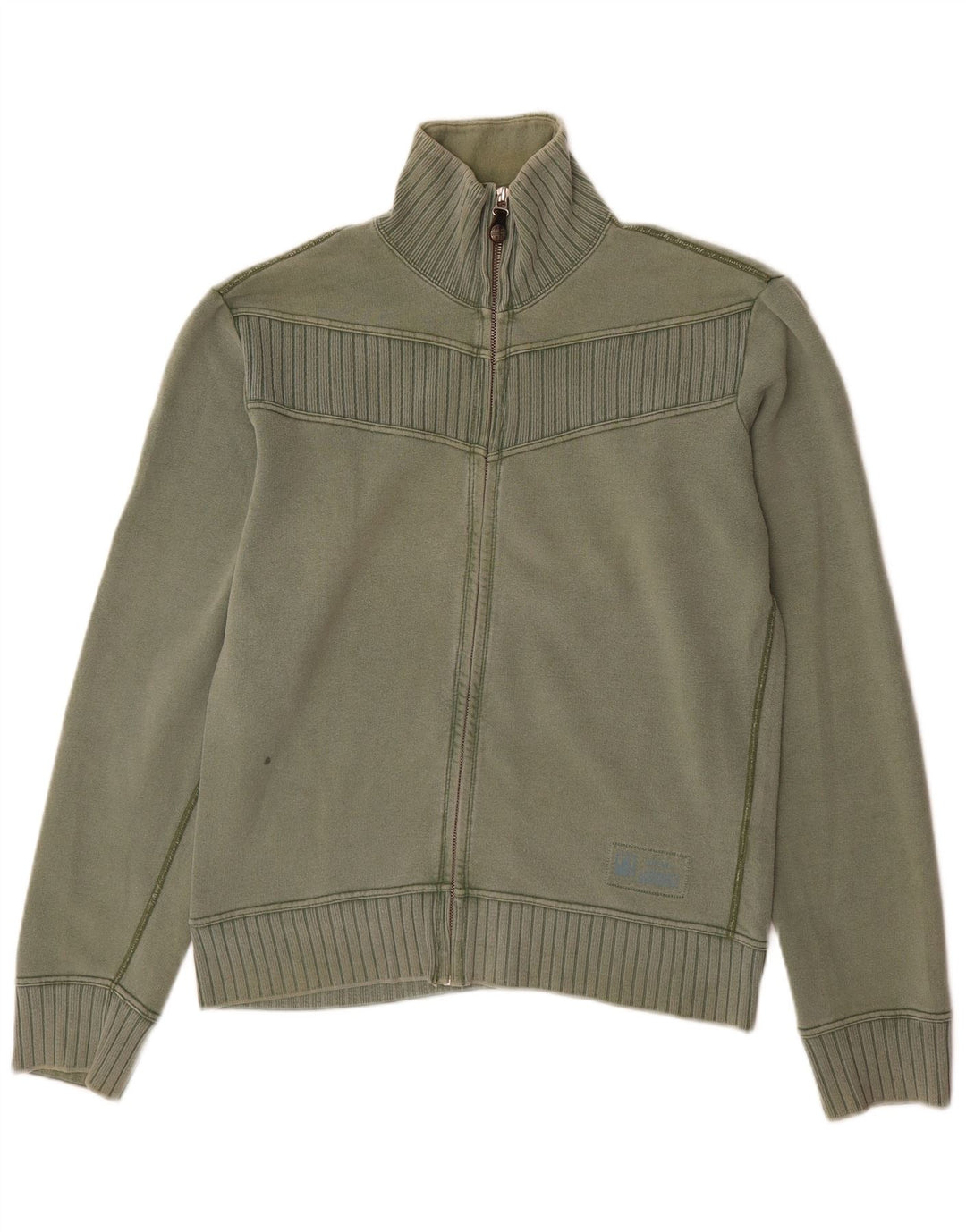 Diesel Herren Strickjacke 2XL Grüne Baumwolle