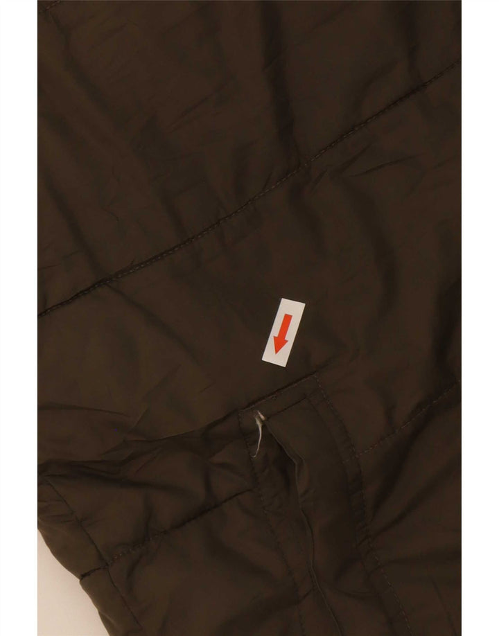 Gap Herren Wattierte Weste UK 38 Mittel Khaki Polyester