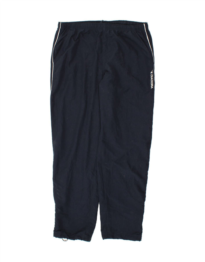 DIADORA Mens Tracksuit Trousers 2XL  Navy Blue Polyester Vintage Diadora and Second-Hand Diadora from Messina Hembry 