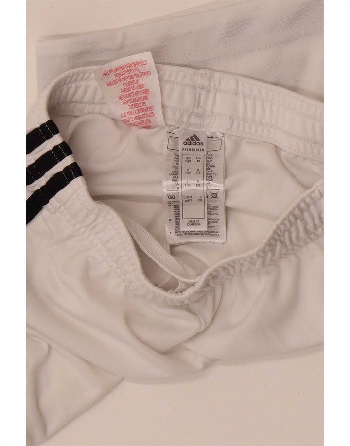 Adidas Juventus Sportshorts für Jungen, 7–8 Jahre, weißes Polyester