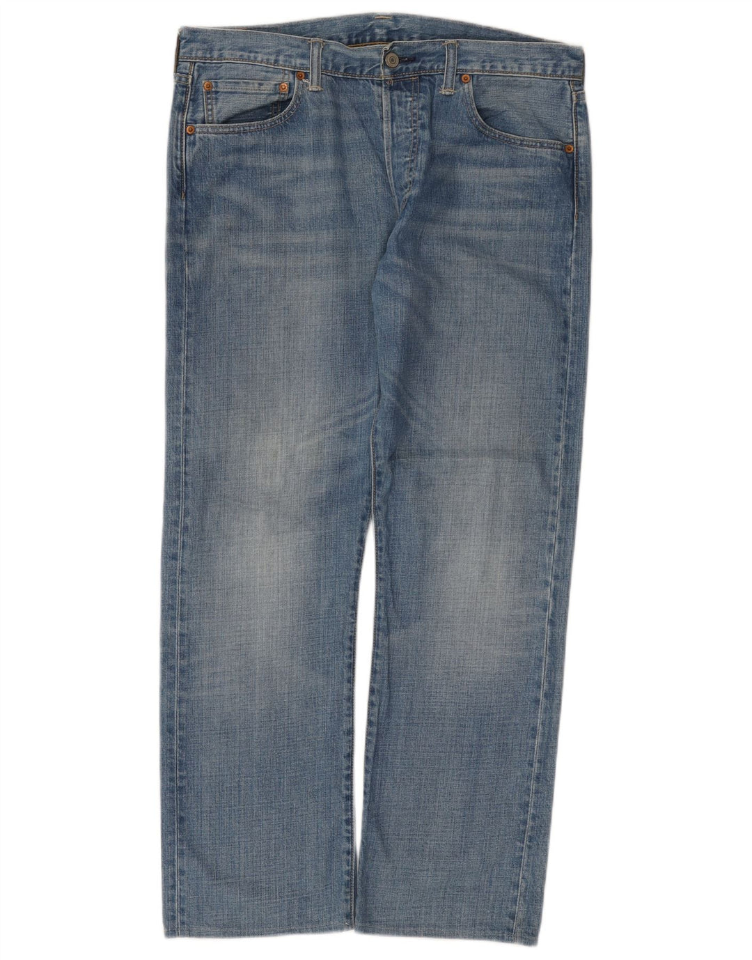 Levi's Herren 501 Straight Jeans W34 L29 Blaue Baumwolle
