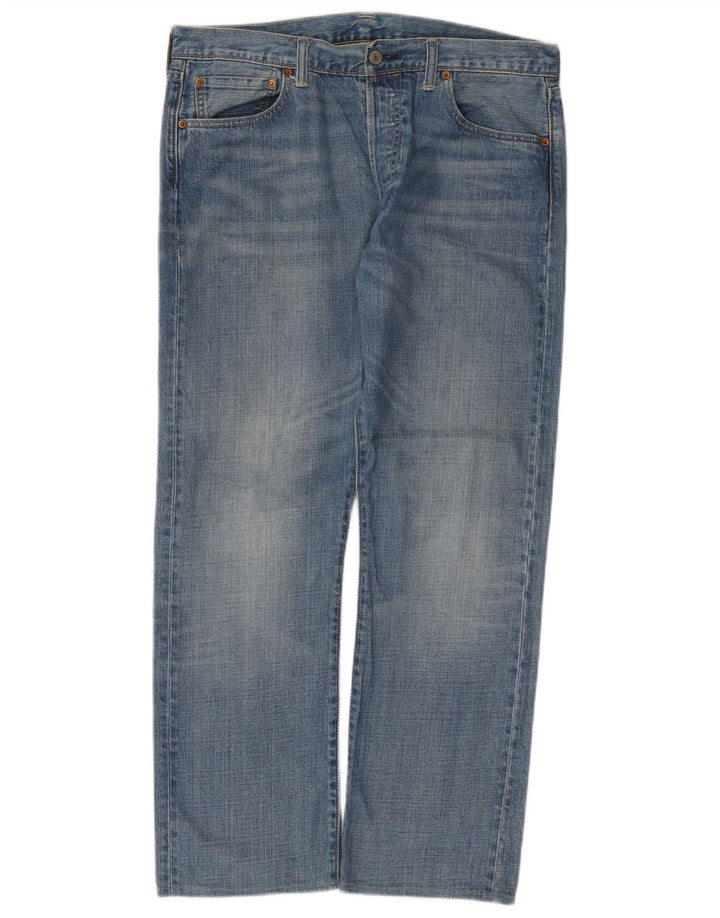 Levi's Herren 501 Straight Jeans W34 L29 Blaue Baumwolle