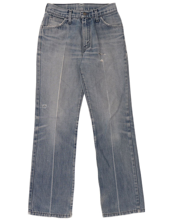 Levi's Damen Distressed Straight Jeans W28 L32 Blaue Baumwolle