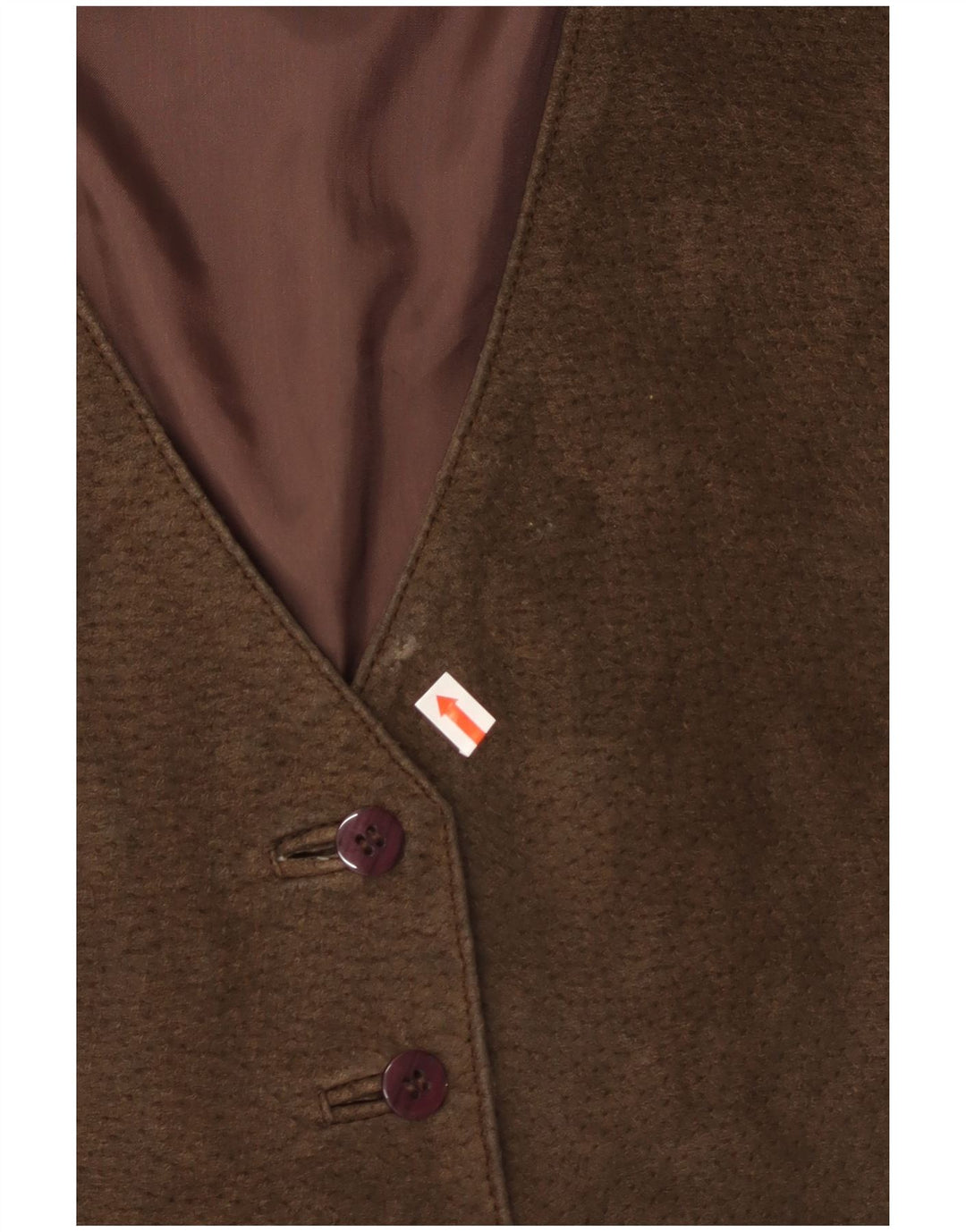 ST. BERNARD Damen Wildlederweste UK 14 Mittelbraunes Polyamid