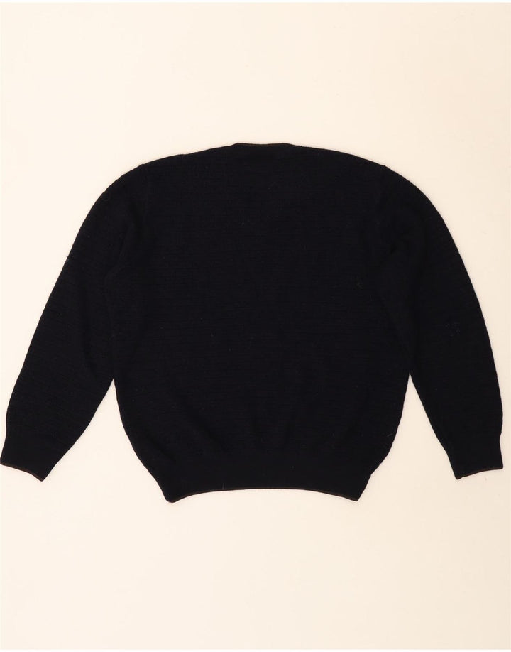 Marks & Spencer Herren-Pullover mit V-Ausschnitt, groß, Marineblau, Acryl