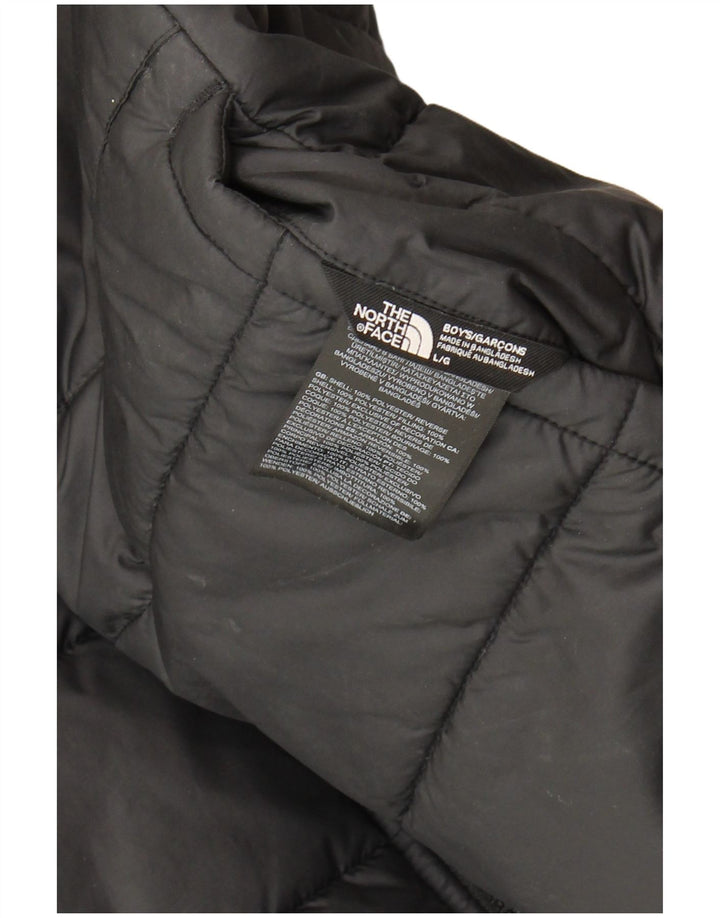 The North Face Wendbare, wattierte Jacke mit Kapuze für Jungen, 11–12 Jahre, Grau