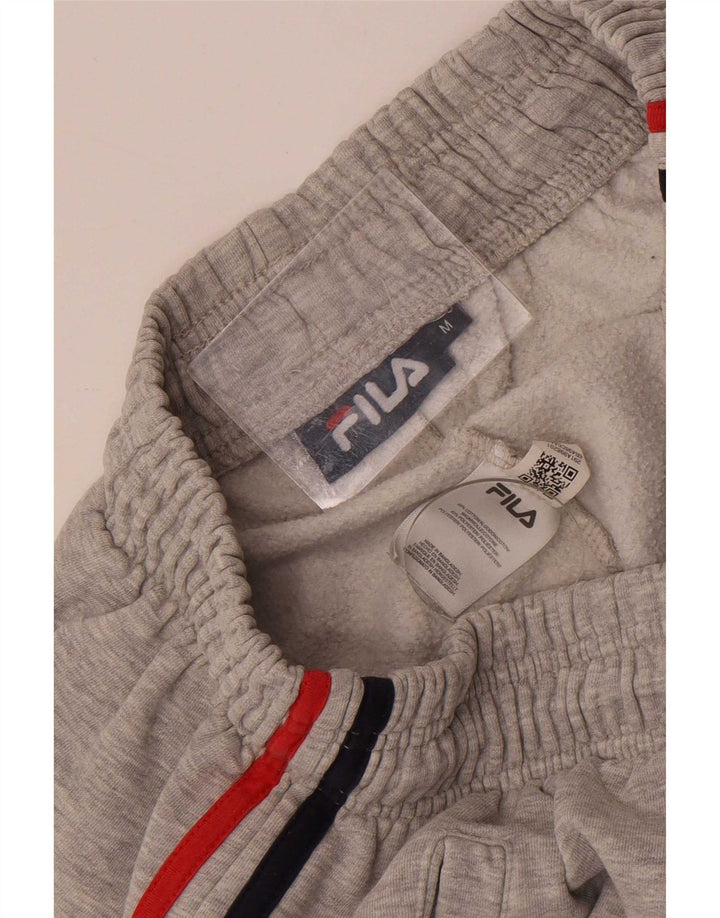Fila Herren-Sportshorts aus mittelgrau gesprenkelter Baumwolle