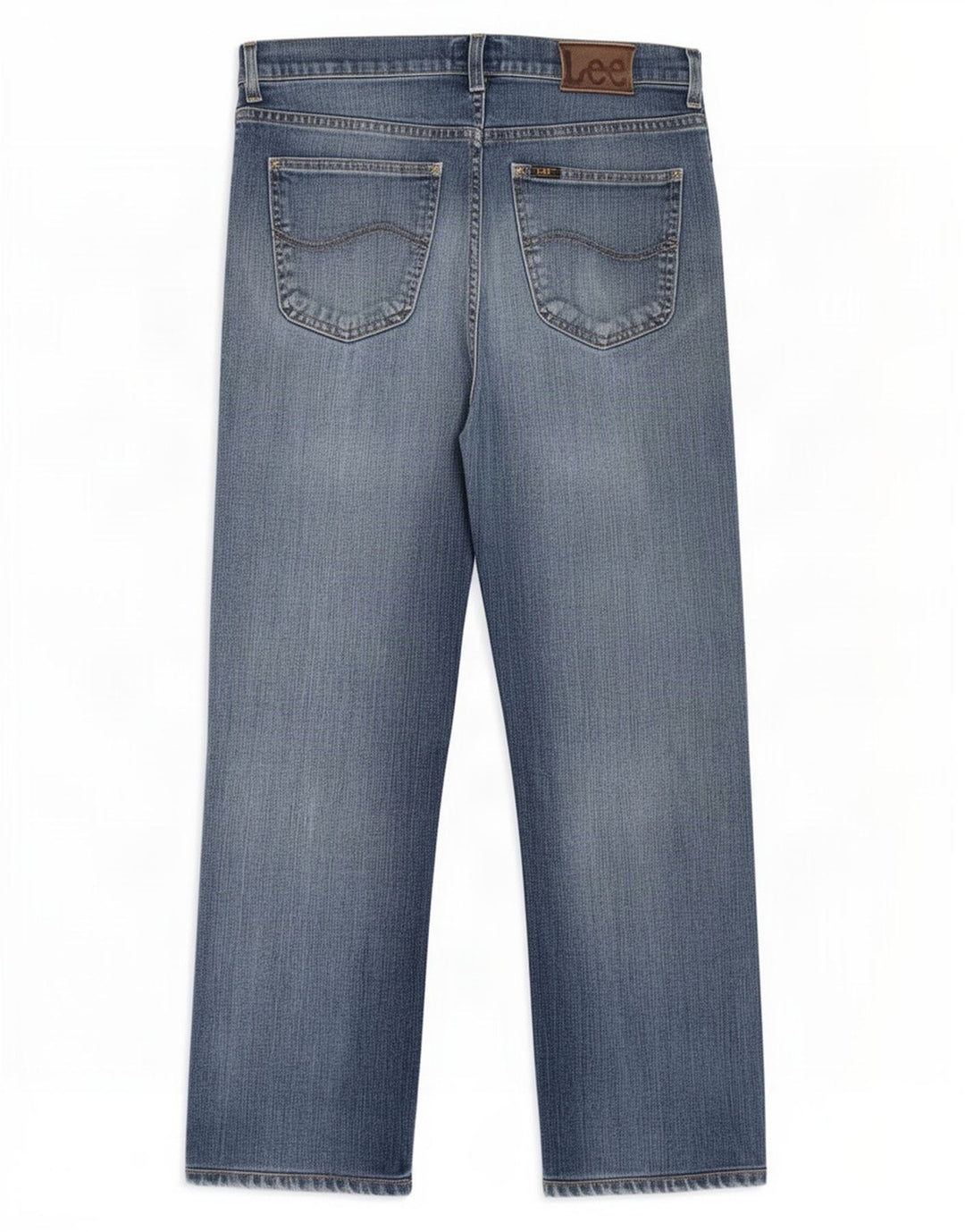 Lee Herren Straight Jeans W32 L27 Blau
