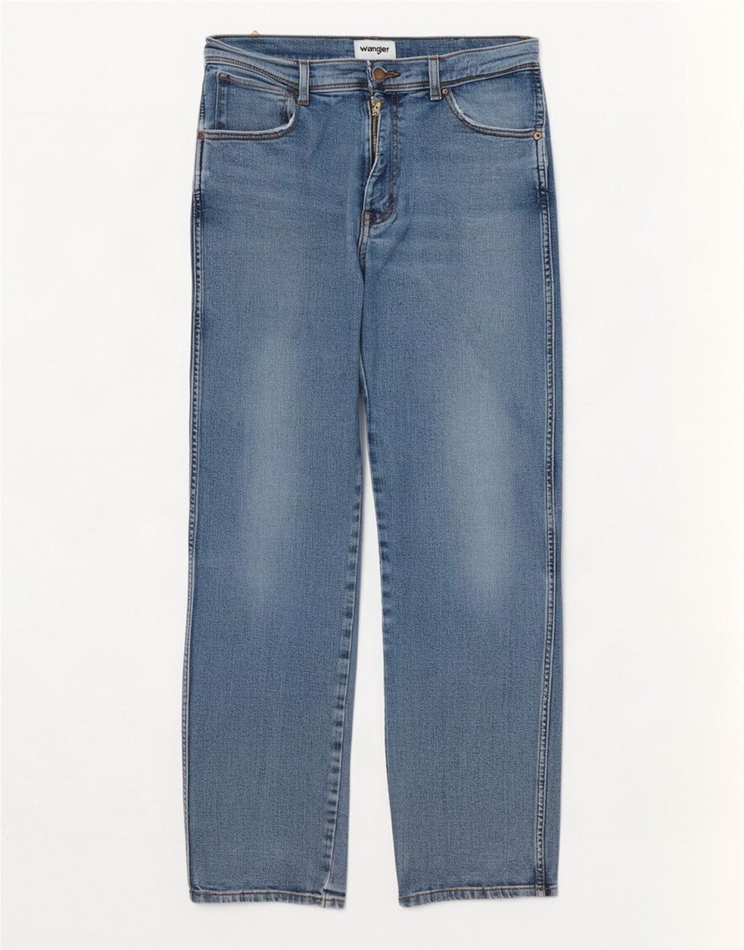 Wrangler Herren Texas Straight Jeans W33 L32 Blaue Baumwolle