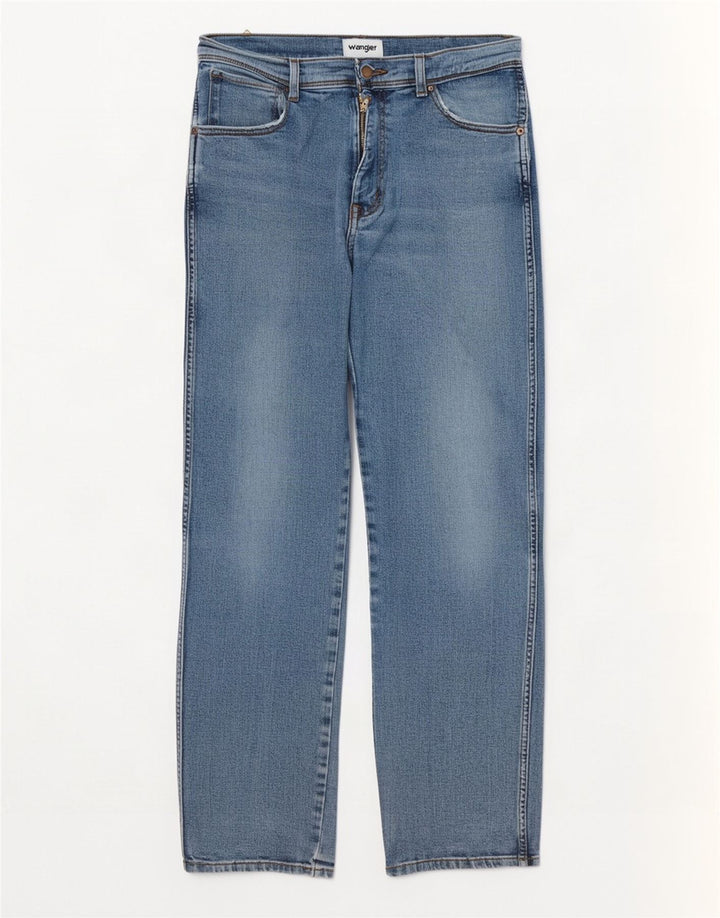 Wrangler Herren Texas Straight Jeans W33 L32 Blaue Baumwolle