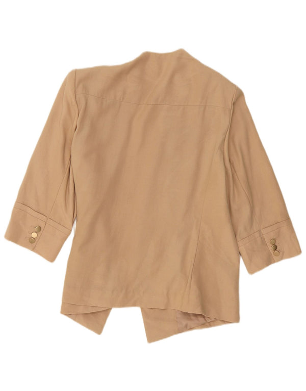 Marks & Spencer Damen-Blazer mit 3/4-Ärmeln, offen, UK 20, 2XL, Beige