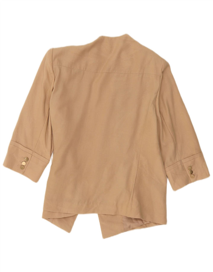 Marks & Spencer Damen-Blazer mit 3/4-Ärmeln, offen, UK 20, 2XL, Beige